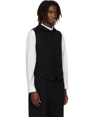 YOHJI YAMAMOTO フード付きベスト - サムネイル2