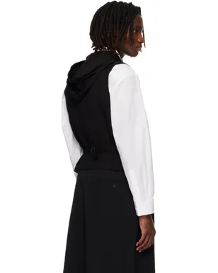 YOHJI YAMAMOTO フード付きベスト - サムネイル3