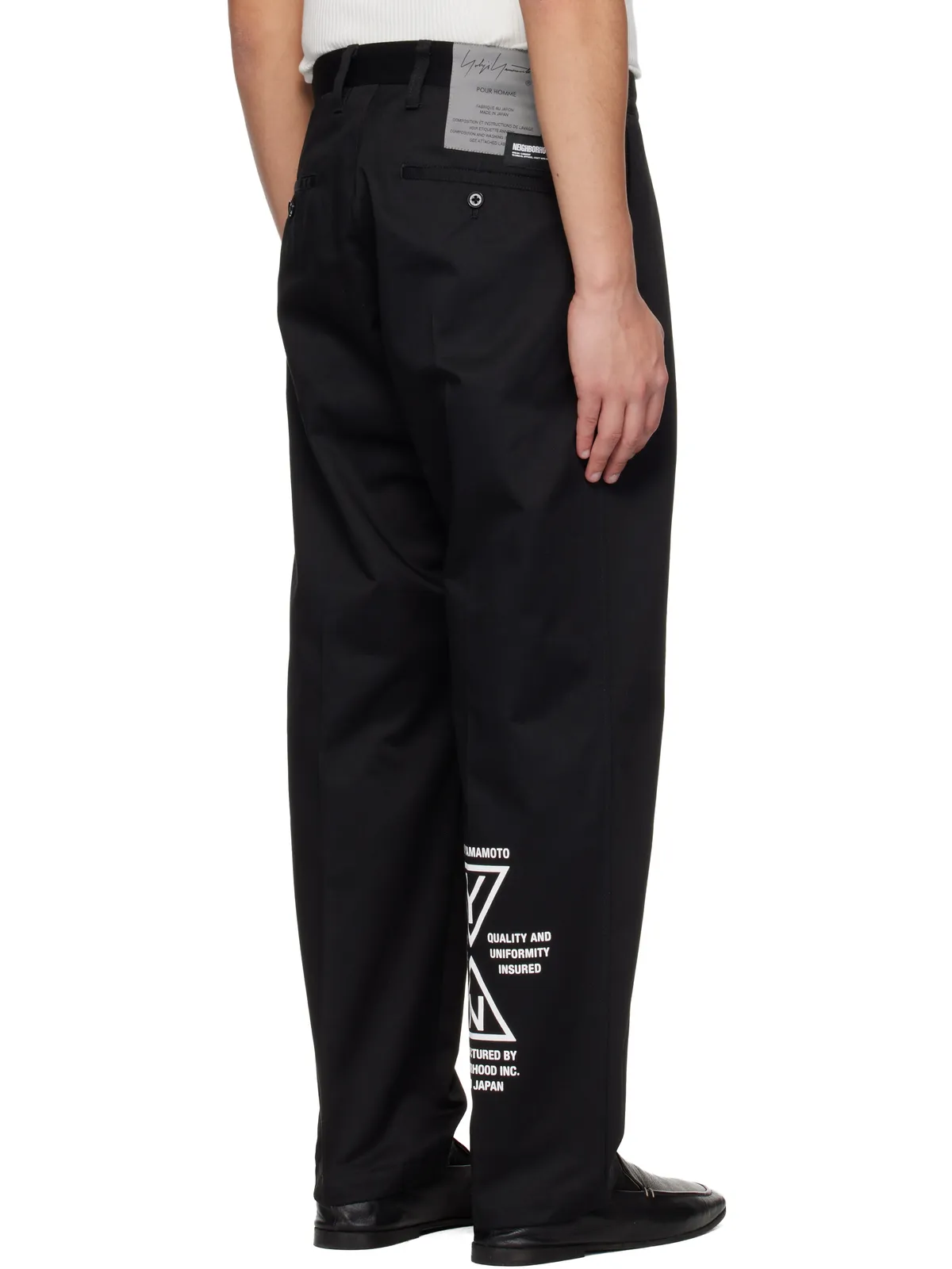 YOHJI YAMAMOTO Neighborhoodエディション Tuck ワークパンツ - 画像3