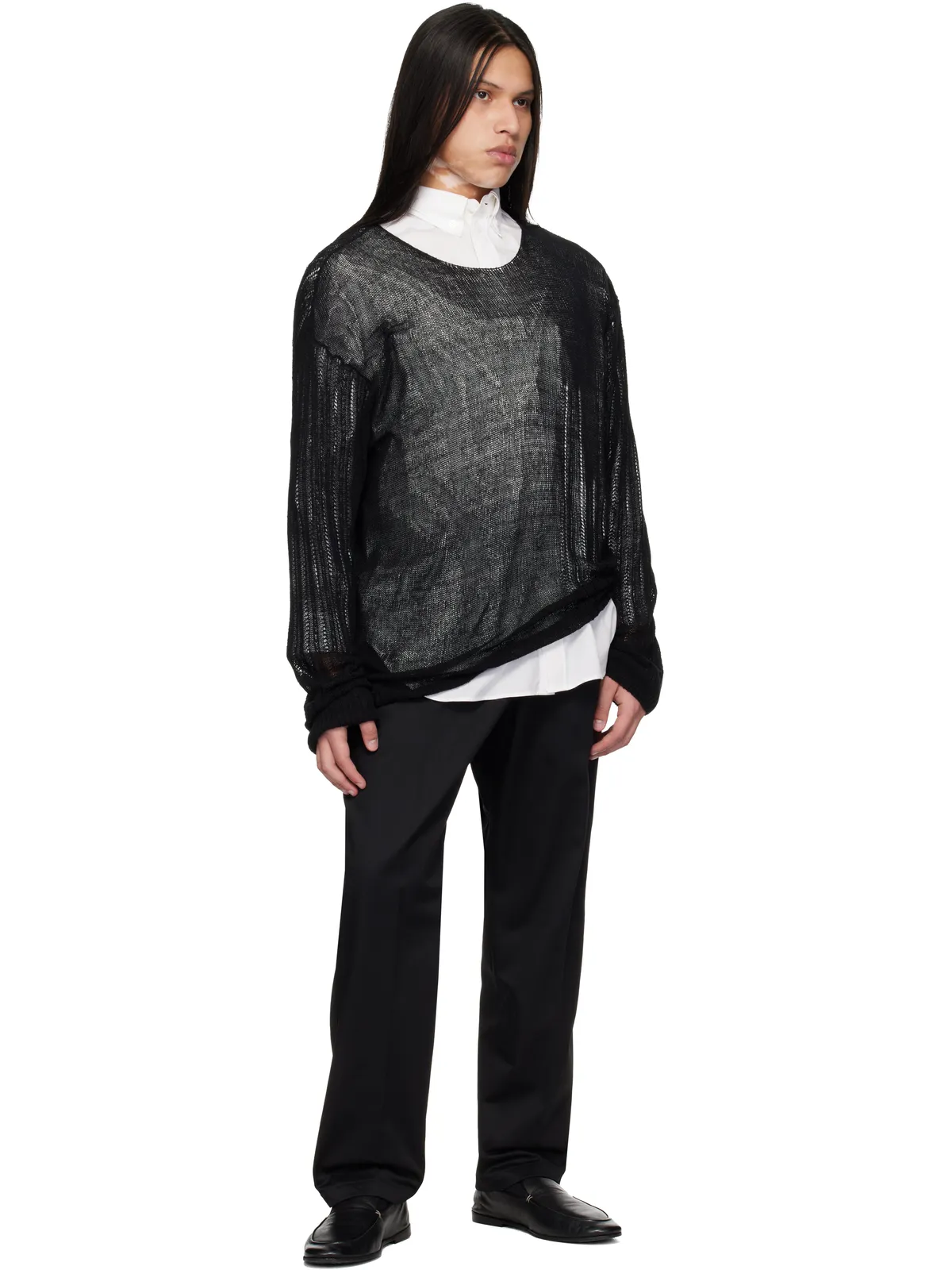 YOHJI YAMAMOTO Neighborhoodエディション Tuck ワークパンツ - 画像4