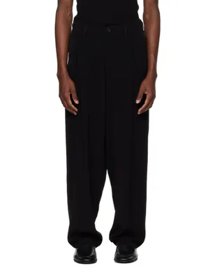 YOHJI YAMAMOTO TA Tuxedo 1 Tuck トラウザーズ - サムネイル1