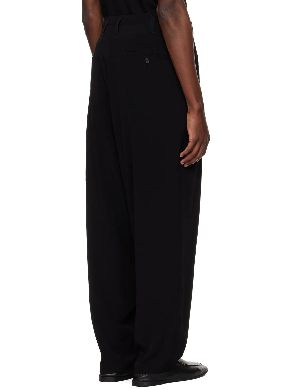 YOHJI YAMAMOTO TA Tuxedo 1 Tuck トラウザーズ - 画像3