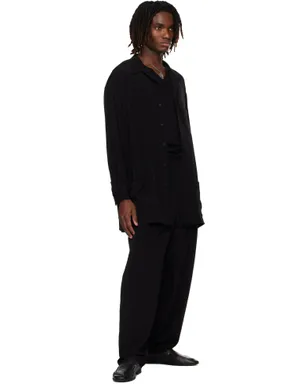 YOHJI YAMAMOTO TA Tuxedo 1 Tuck トラウザーズ - サムネイル4