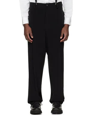 YOHJI YAMAMOTO Box Pocket トラウザーズ - サムネイル1