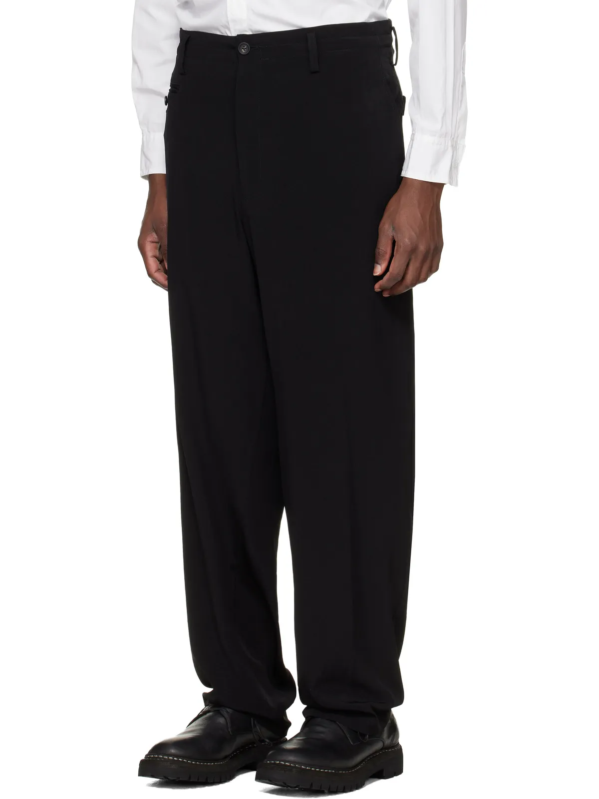 YOHJI YAMAMOTO Box Pocket トラウザーズ - 画像4