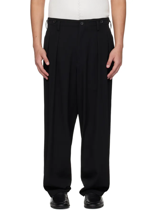 YOHJI YAMAMOTO YOHJI YAMAMOTO Wool Gaberdine 2 Tucks Suspender トラウザーズの商品画像