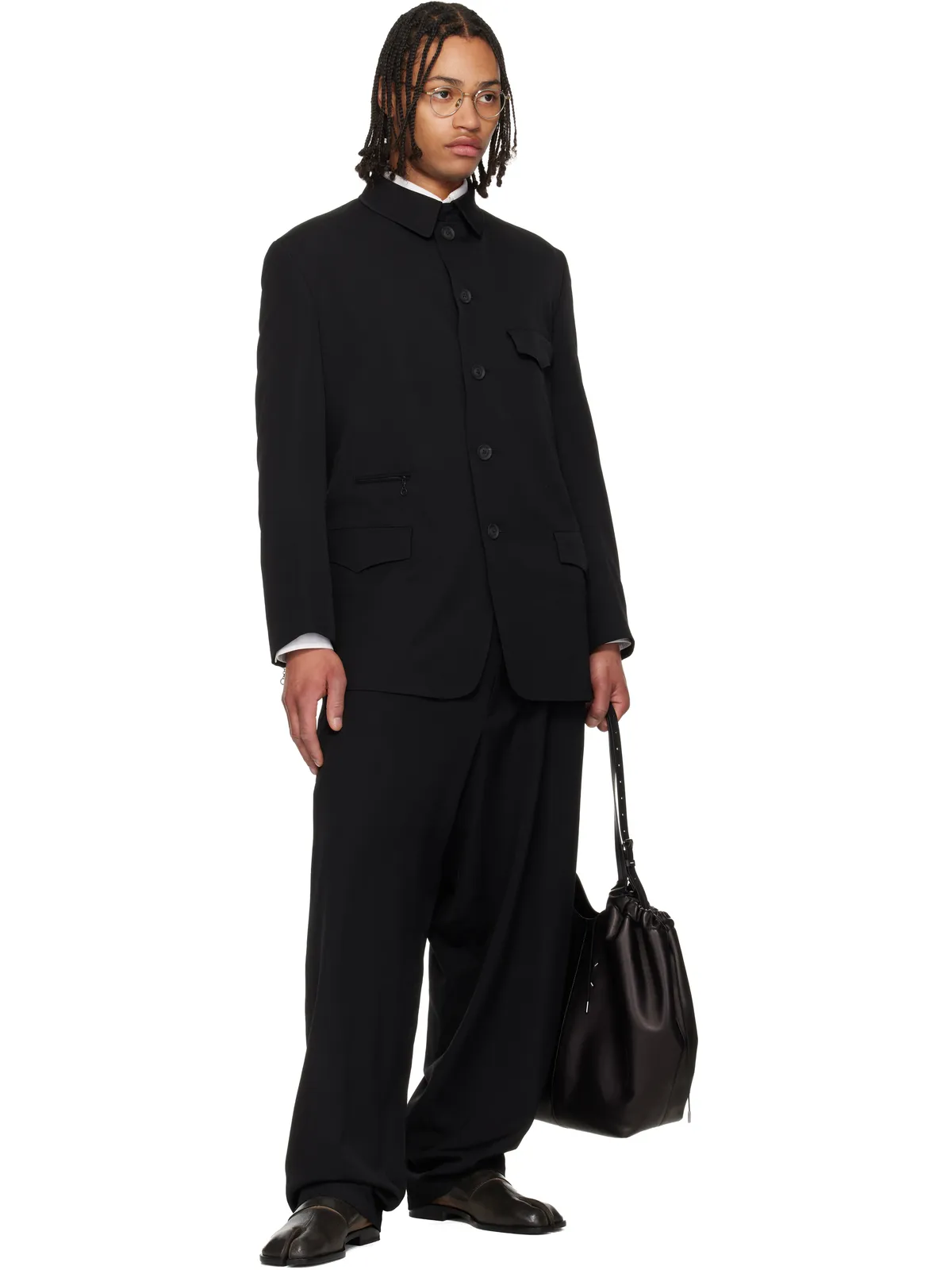 YOHJI YAMAMOTO New Standard String トラウザーズ - 画像4
