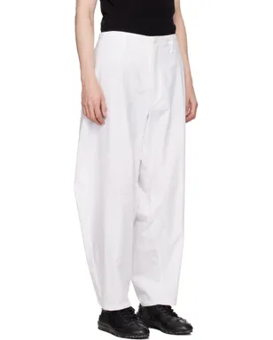 YOHJI YAMAMOTO Khadi Cotton Drape トラウザーズ - サムネイル2