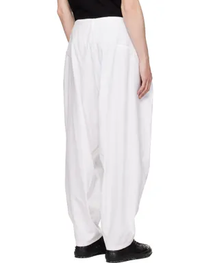 YOHJI YAMAMOTO Khadi Cotton Drape トラウザーズ - サムネイル3
