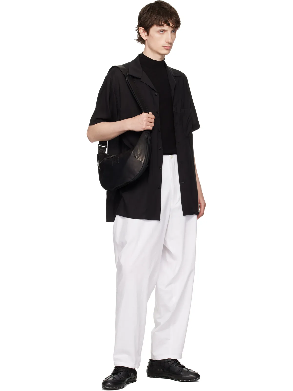 YOHJI YAMAMOTO Khadi Cotton Drape トラウザーズ - 画像4