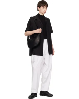 YOHJI YAMAMOTO Khadi Cotton Drape トラウザーズ - サムネイル4