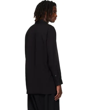 YOHJI YAMAMOTO Cellulose Lawn ダブルカラー シャツ - サムネイル3