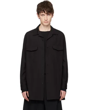 YOHJI YAMAMOTO Suit Broad Cdh オープンカラーシャツ - サムネイル1