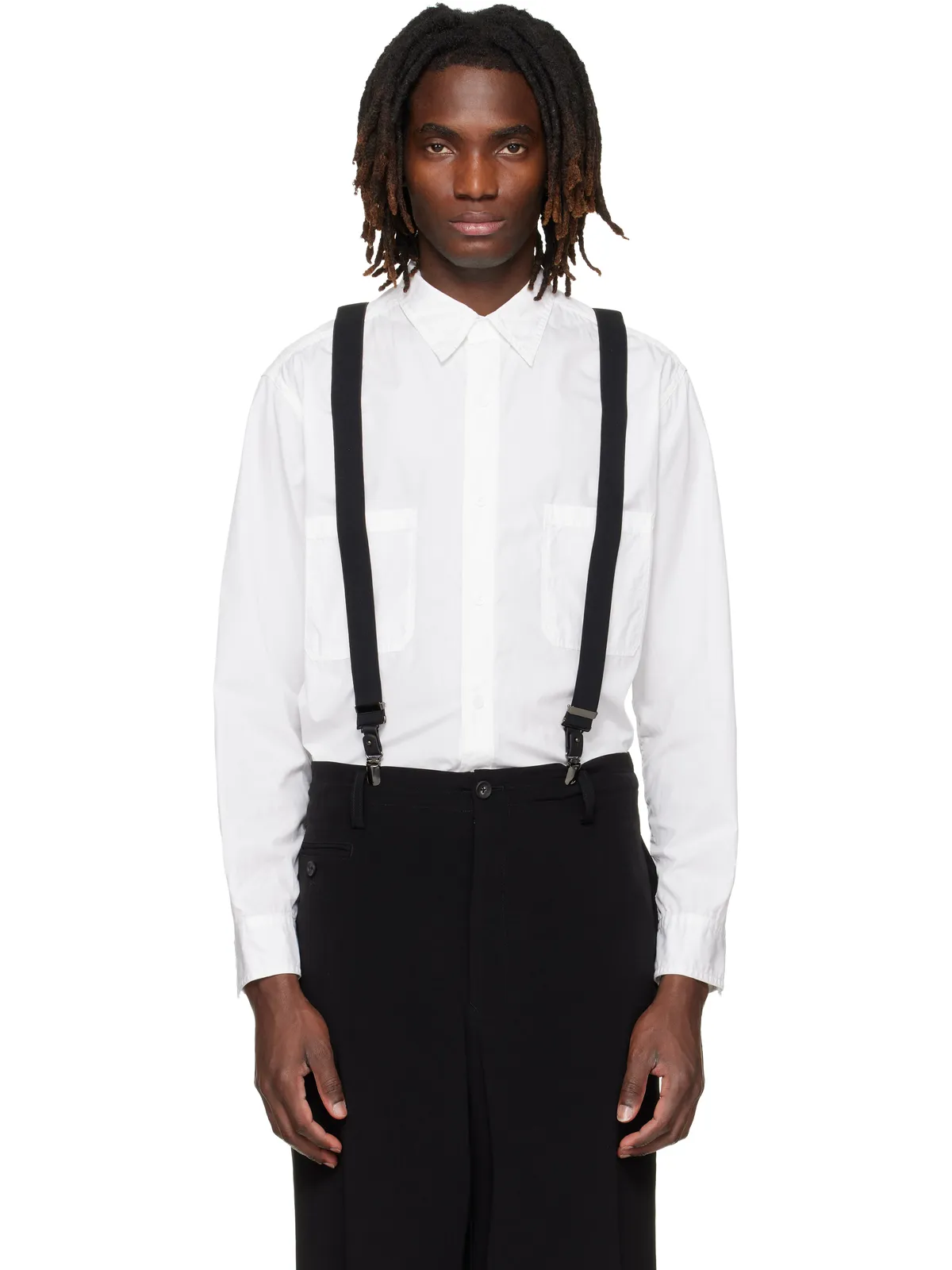YOHJI YAMAMOTO Big Standard Chain Stitch シャツ - 画像1
