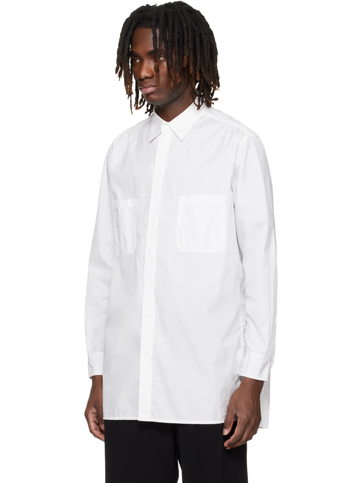 YOHJI YAMAMOTO Big Standard Chain Stitch シャツ - 画像4