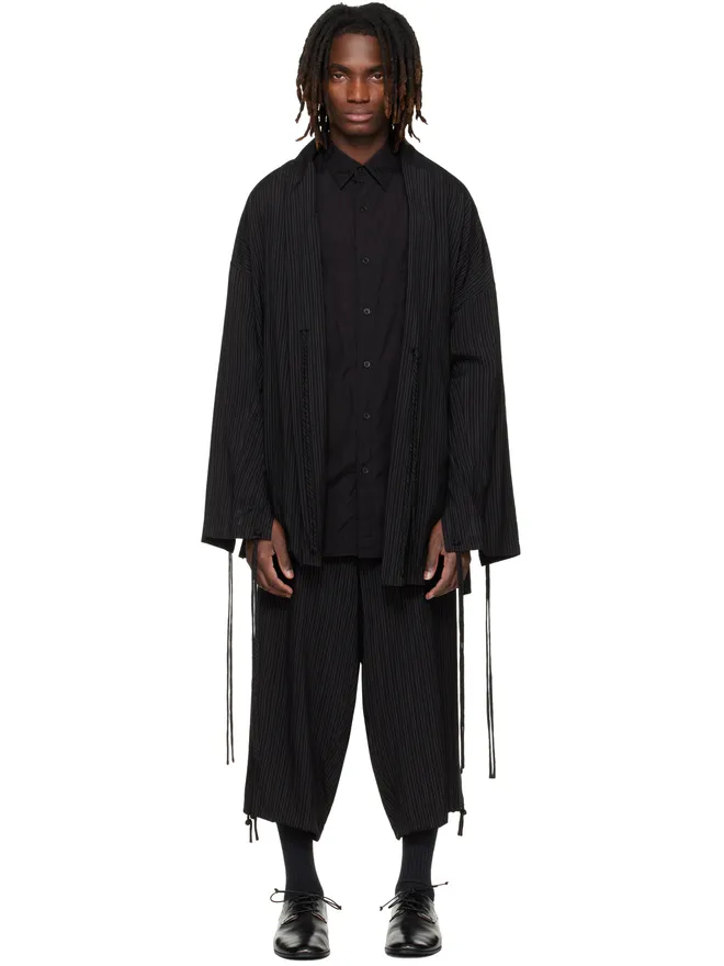 YOHJI YAMAMOTO YOHJI YAMAMOTO Thin Stripe ジャケットの商品画像