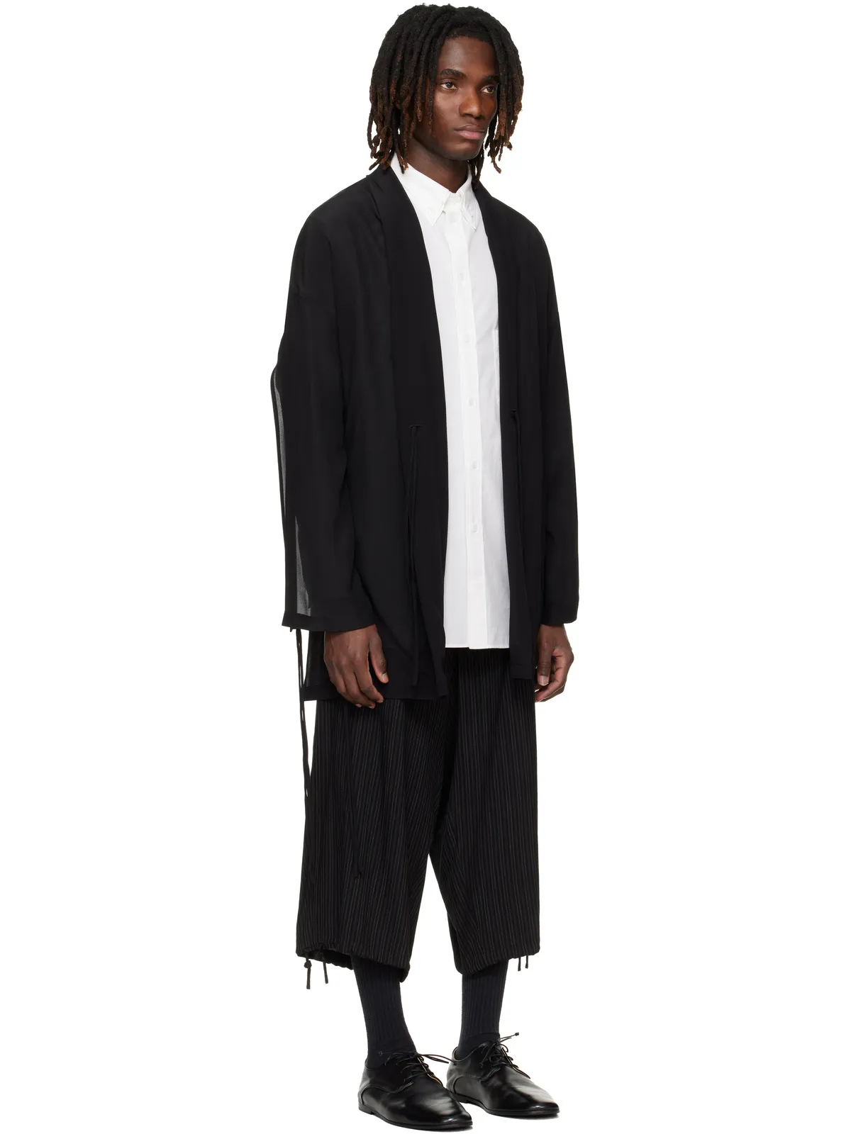 YOHJI YAMAMOTO シルク ジャケット - 画像2
