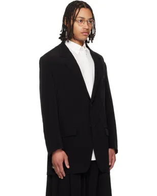 YOHJI YAMAMOTO TA Tuxedo 2つボタン テーラードジャケット - サムネイル2