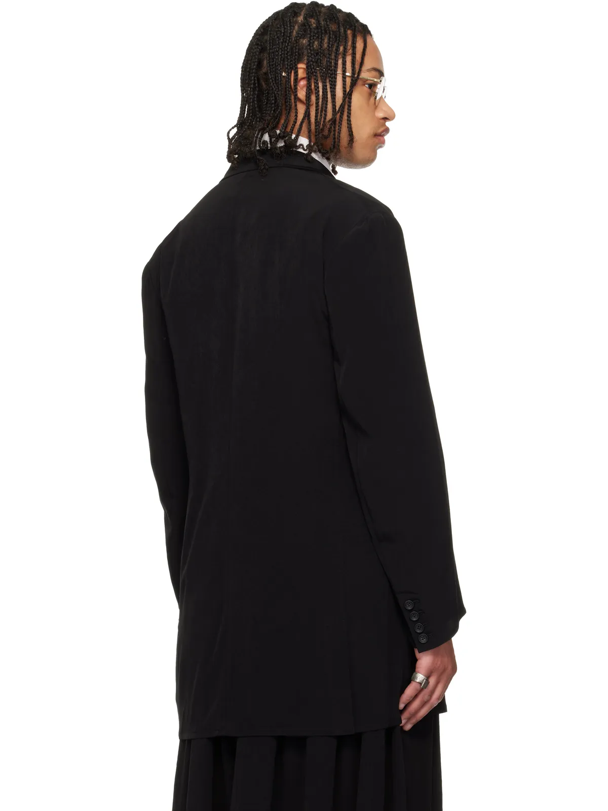 YOHJI YAMAMOTO TA Tuxedo 2つボタン テーラードジャケット - 画像3