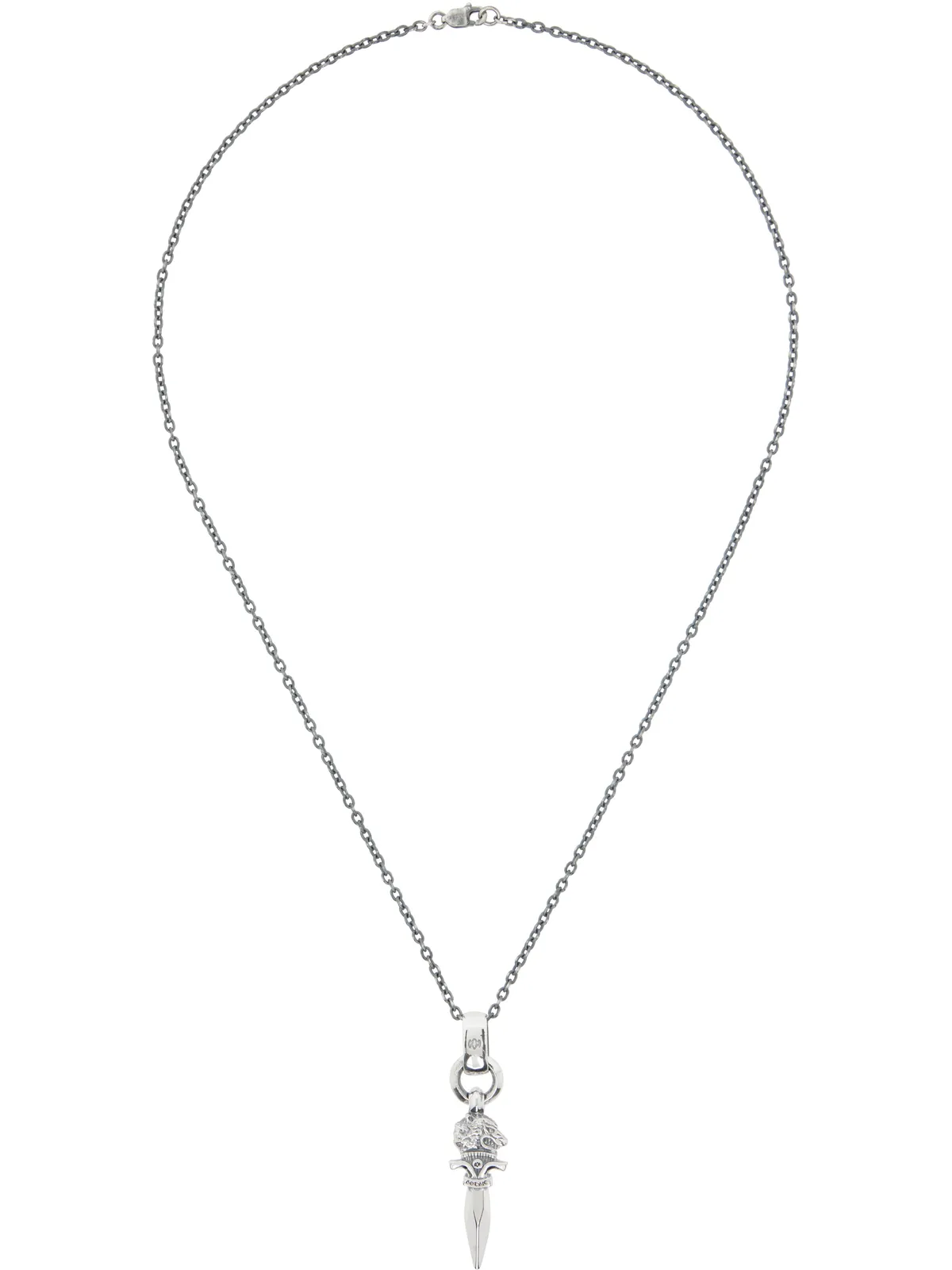 YOHJI YAMAMOTO Wolf Dagger Pendant ネックレス - 画像1