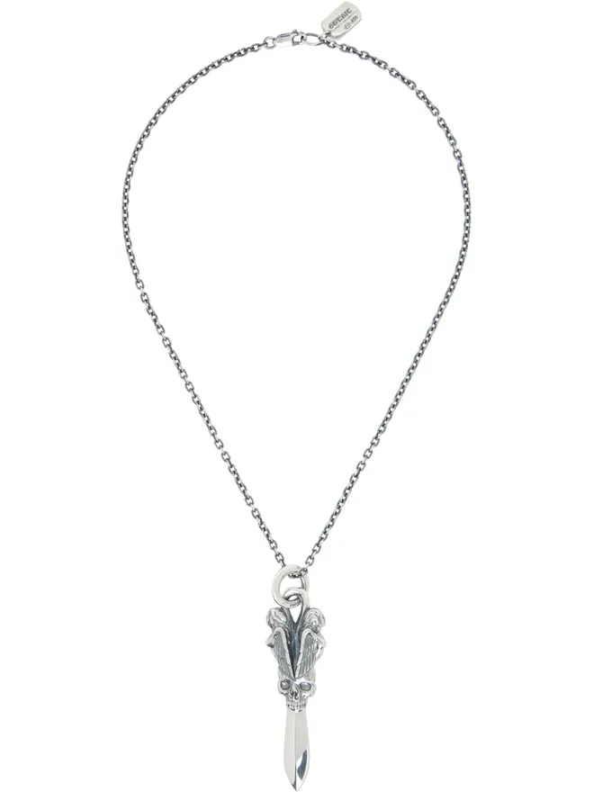 YOHJI YAMAMOTO YOHJI YAMAMOTO スカル Dagger Pendant ネックレスの商品画像