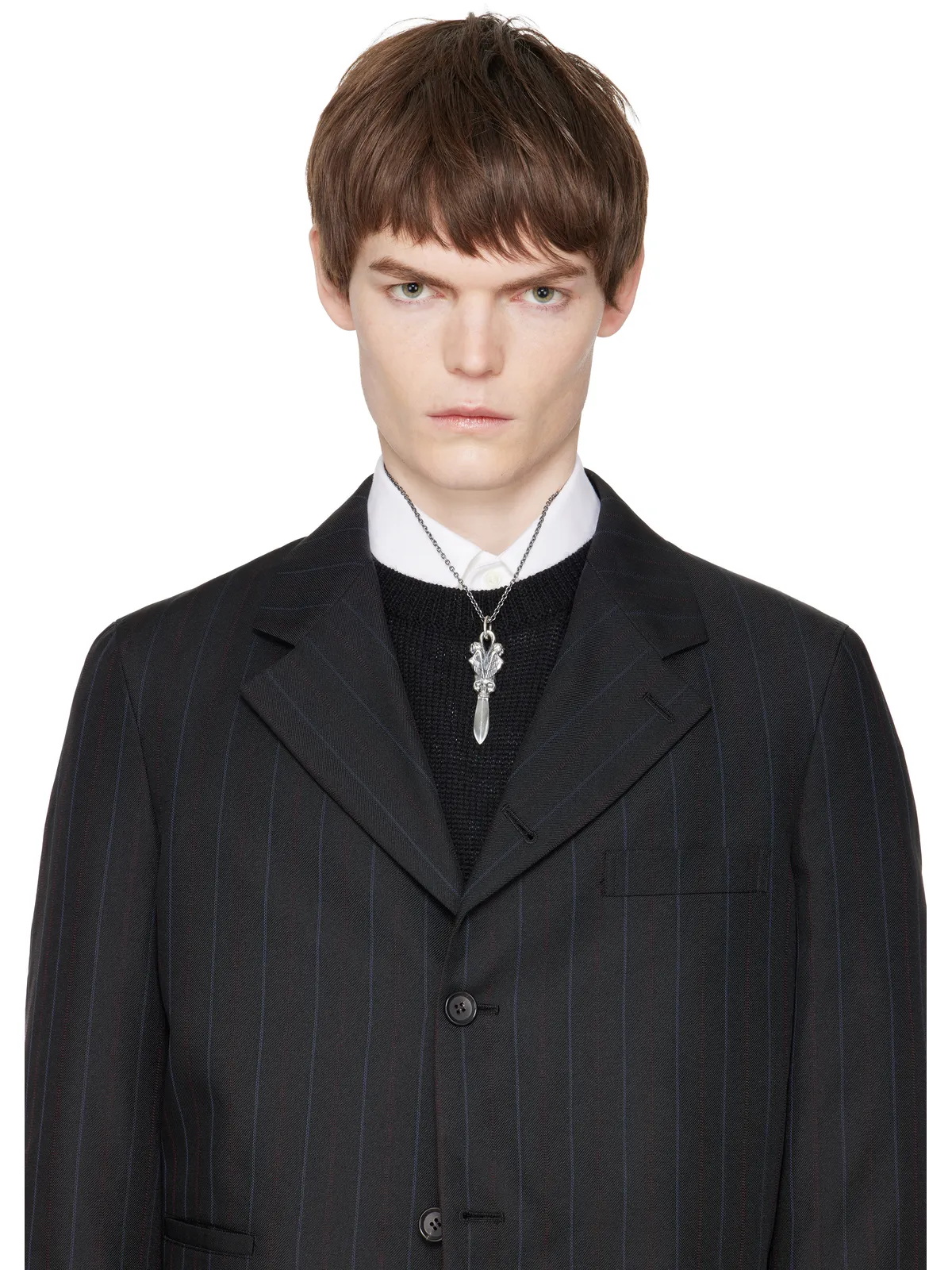 YOHJI YAMAMOTO スカル Dagger Pendant ネックレス - 画像2