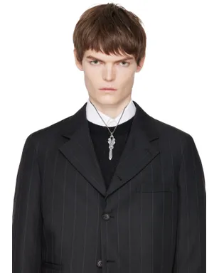 YOHJI YAMAMOTO スカル Dagger Pendant ネックレス - サムネイル2