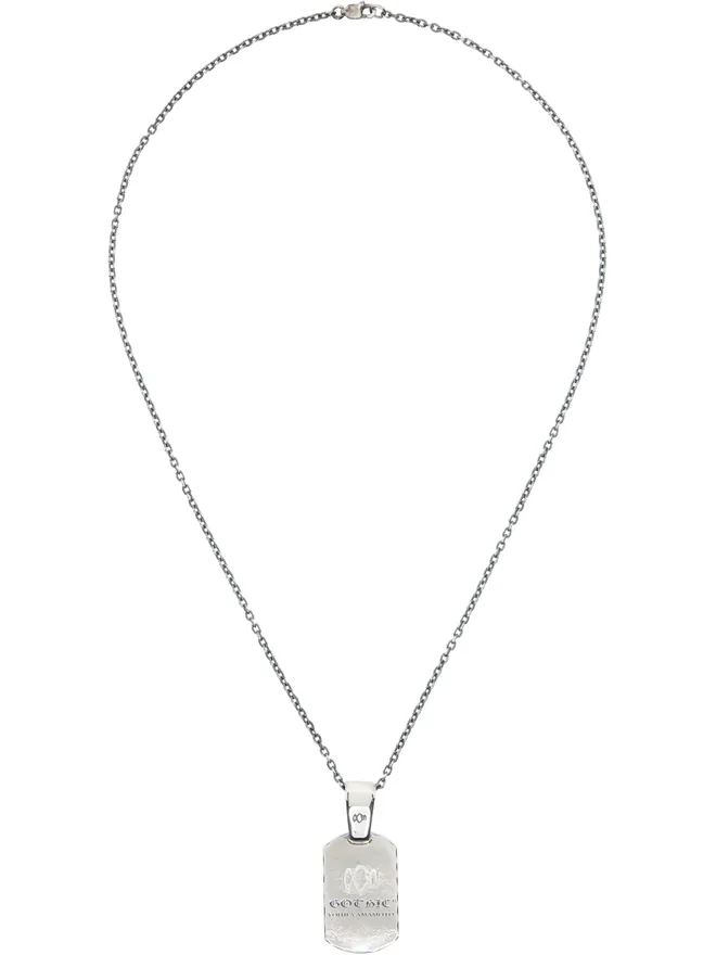 YOHJI YAMAMOTO YOHJI YAMAMOTO Dog Tag Pendant ネックレスの商品画像