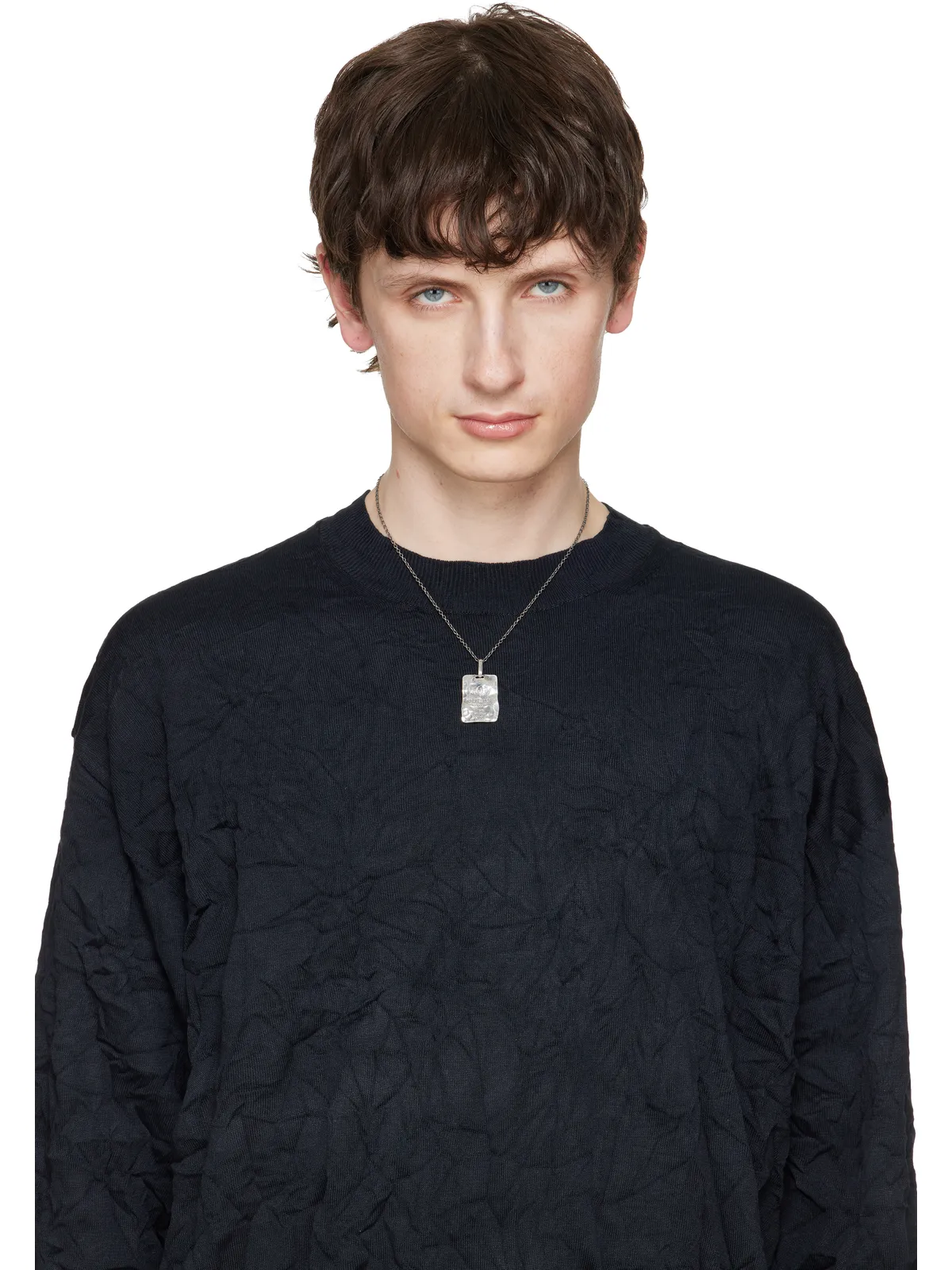 YOHJI YAMAMOTO Devil Plate ペンダント ネックレス - 画像2