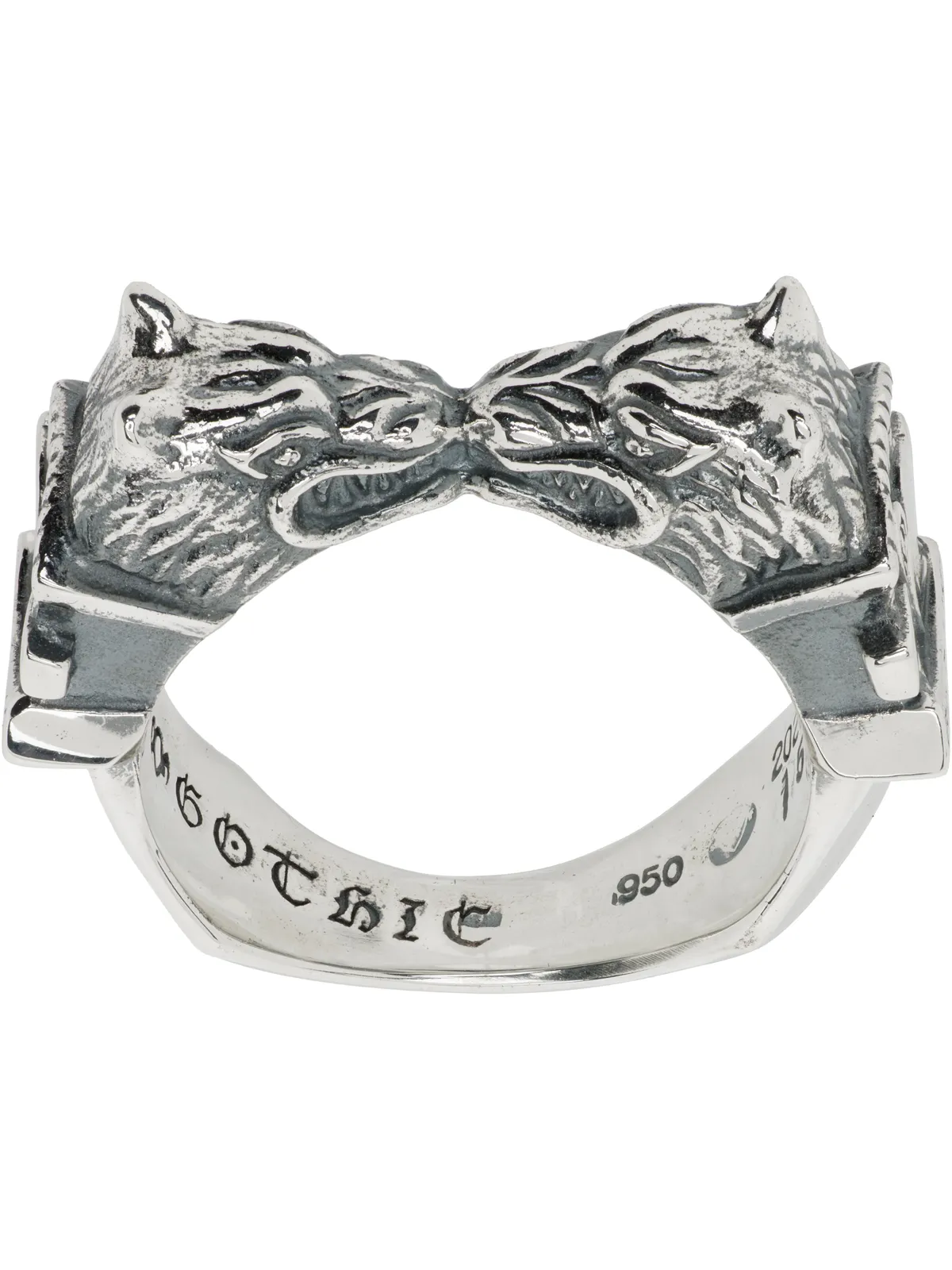 YOHJI YAMAMOTO Twin Wolf Dagger リング - 画像1