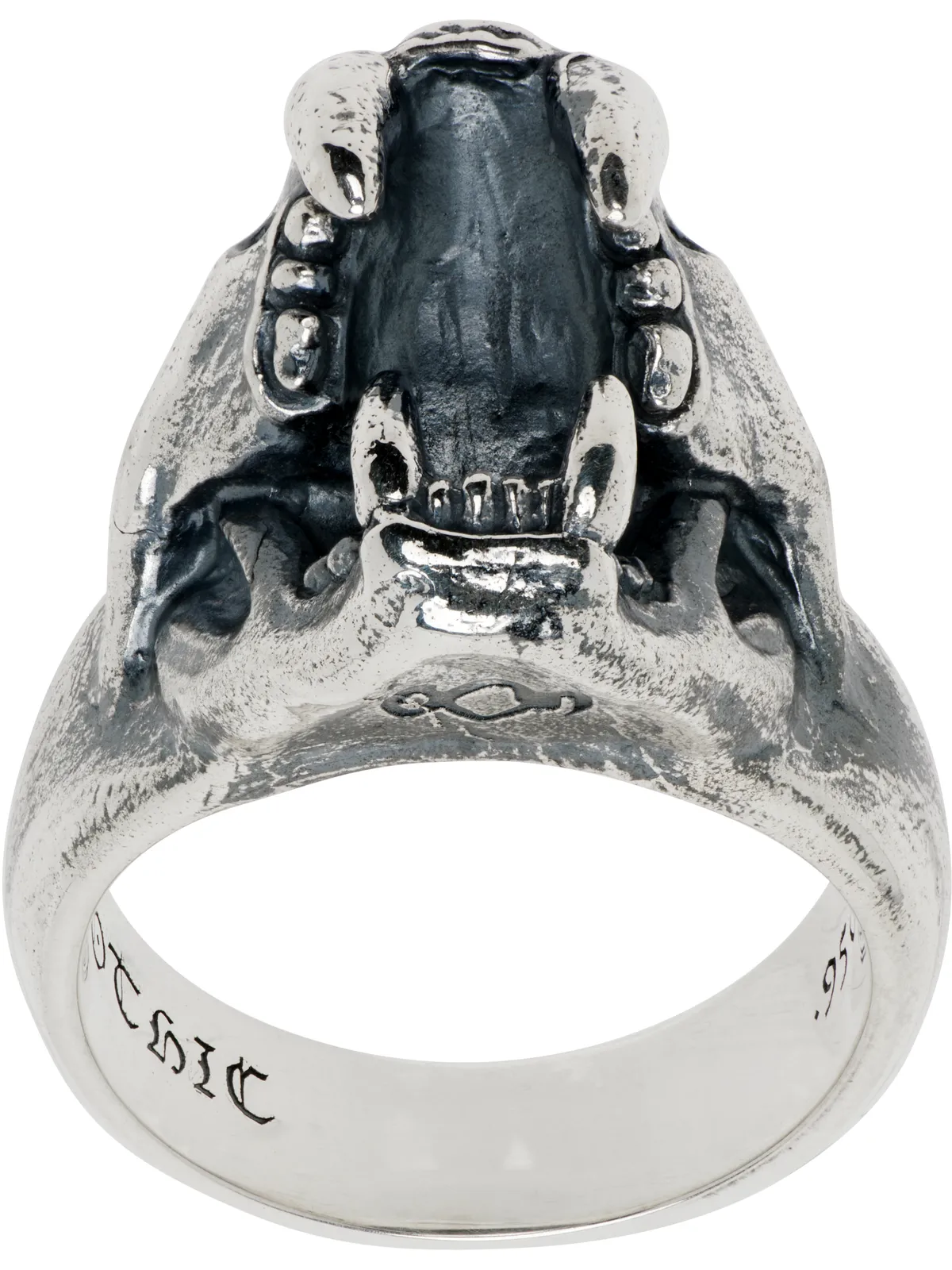 YOHJI YAMAMOTO Puma Skull リング - 画像1