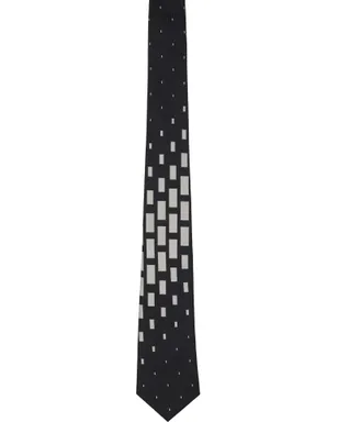 YOHJI YAMAMOTO Square Pattern JQ Derby ネクタイ - サムネイル1