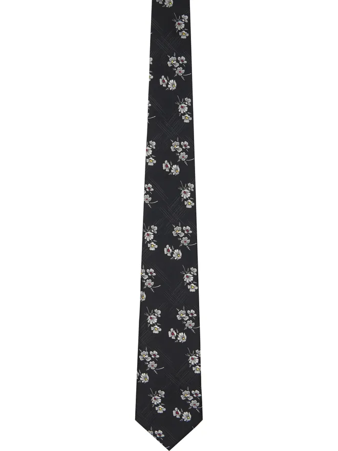 YOHJI YAMAMOTO YOHJI YAMAMOTO Flower Plaid JQ Derby ネクタイの商品画像