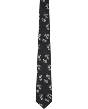 YOHJI YAMAMOTO Flower Plaid JQ Derby ネクタイ - サムネイル1