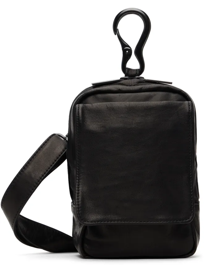 YOHJI YAMAMOTO YOHJI YAMAMOTO Scratch Horse Leather Zip ショルダーポーチの商品画像
