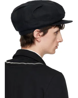 YOHJI YAMAMOTO Flax Flat Tuck Casquette キャップ - サムネイル3