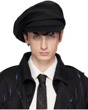 YOHJI YAMAMOTO Gabardine Darts Casquette キャップ - サムネイル1