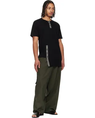 YOHJI YAMAMOTO アシンメトリー ヘンリーネック - サムネイル4