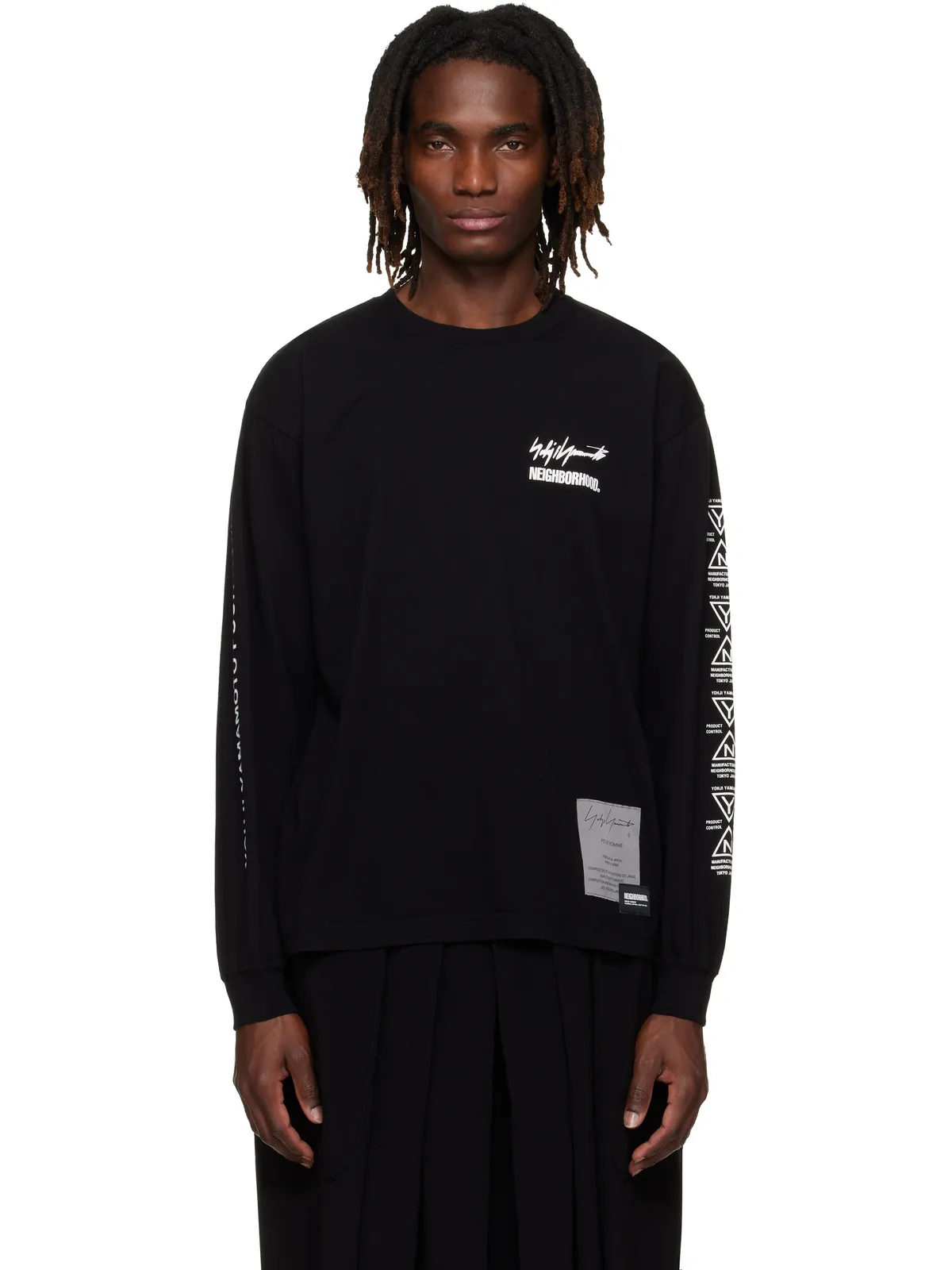 YOHJI YAMAMOTO NEIGHBORHOODエディション LS Tシャツ - 画像1