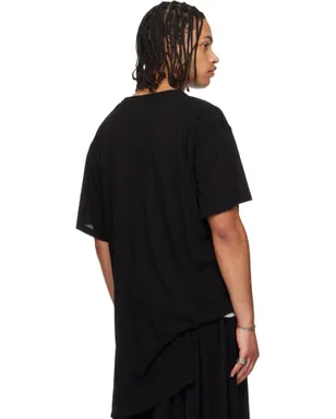 YOHJI YAMAMOTO アシンメトリー 半袖Tシャツ - サムネイル3