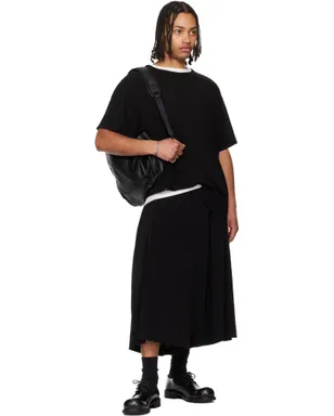 YOHJI YAMAMOTO アシンメトリー 半袖Tシャツ - サムネイル4
