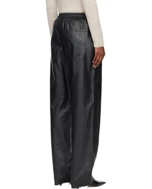 Isabel Marant Etoile Nereane フェイクレザー トラウザーズ - サムネイル3