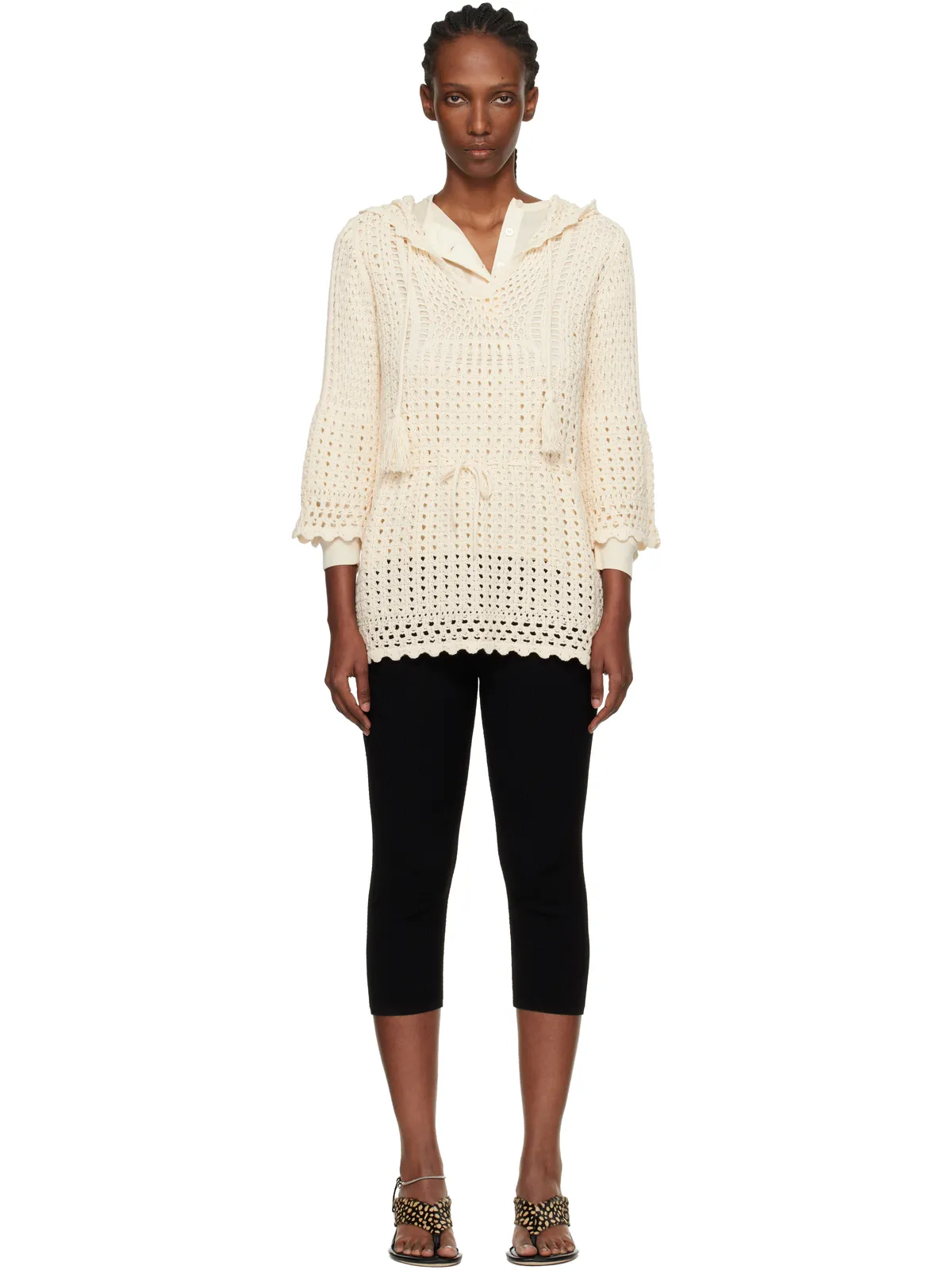Isabel Marant Etoile Zaelle Summer クロシェニット ミニワンピース - 画像1