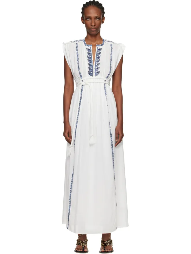Isabel Marant Etoile Isabel Marant Etoile Liviane Summer Embroidered ロングワンピースの商品画像