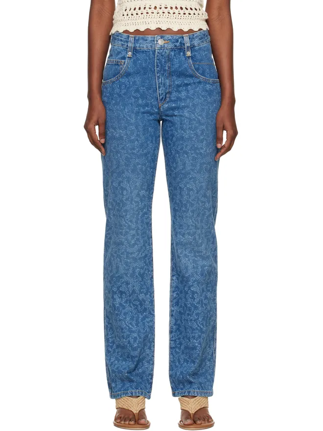 Isabel Marant Etoile Isabel Marant Etoile Brinsa Summer Laser ストレートジーンズの商品画像