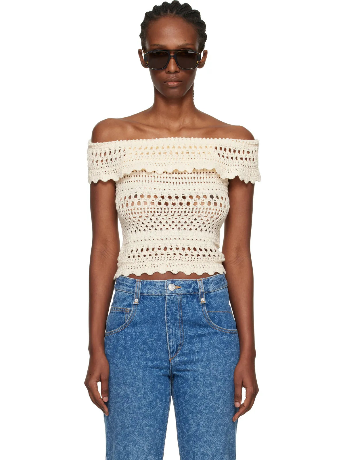 Isabel Marant Etoile Zaelle Summer クロシェニット トップス - 画像1