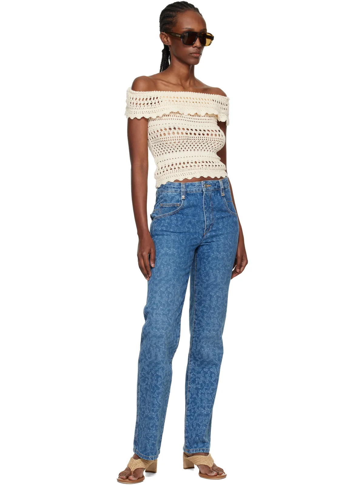 Isabel Marant Etoile Zaelle Summer クロシェニット トップス - 画像4