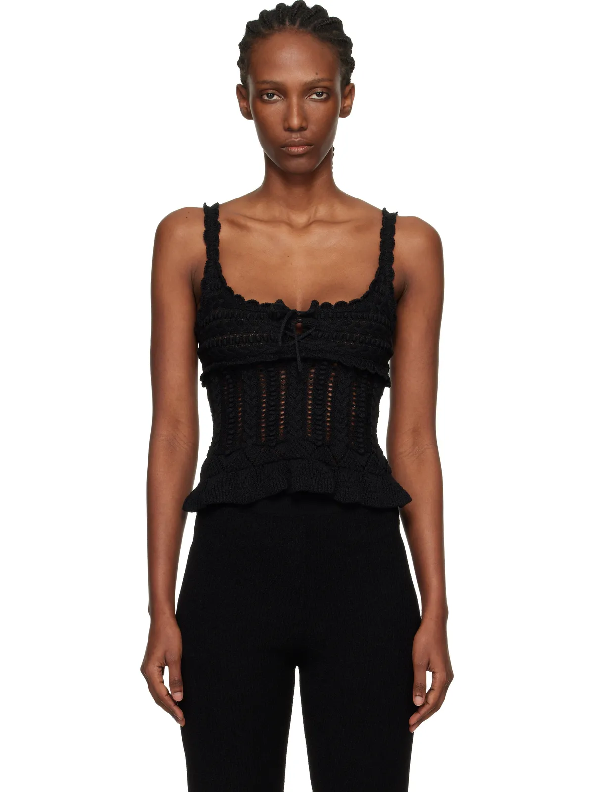 Isabel Marant Etoile Neves Frilly コットンニット トップス - 画像1