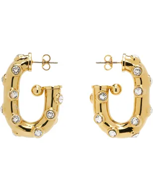 rabanne XL Link ストラス ピアス - サムネイル1