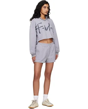 OFF-WHITE 'OW' Script スウェットショートパンツ - サムネイル4